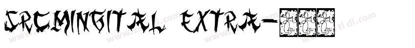 SrcMingItal Extra字体转换